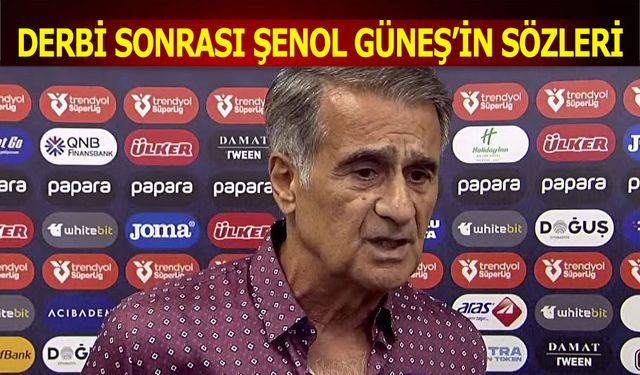 Beşiktaş Beraberliği Sonrası Şenol Güneş'in Sözleri