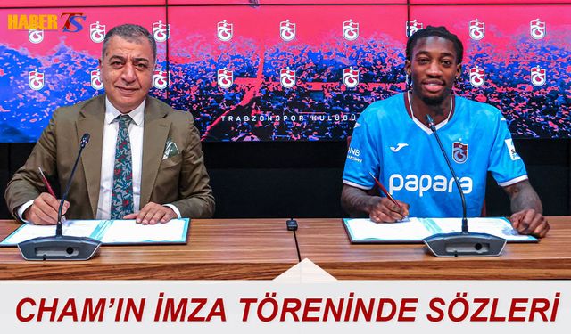 Trabzonspro'un Yeni Transferi Muhammed Cham'a İmza Töreni Düzenlendi