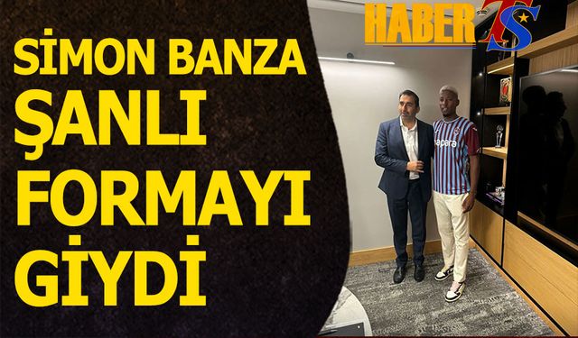 Simon Banza Trabzonspor Formasını Giydi