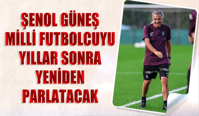 Şenol Güneş Milli Futbolcuyu Yıllar Sonra Yeniden Parlatacak