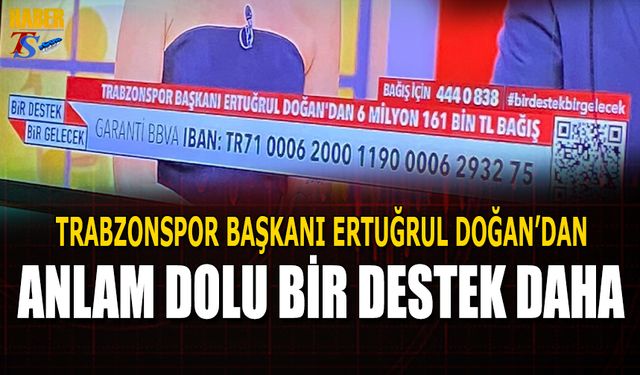 Başkan Ertuğrul Doğan Çocuklara Destek Denilince Akla Gelen İlk İsim Oldu