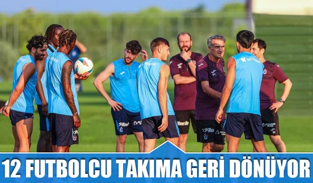 12 Milli Futbolcu Takımla Beraber Çalışmalara Başlıyor