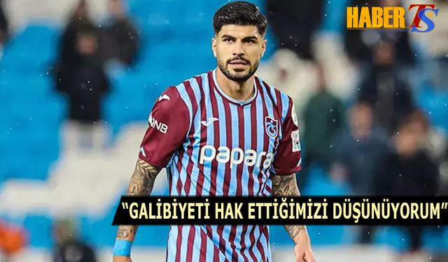 Eren Elmalı: Galibiyeti Hak Ettiğimizi Düşünüyorum