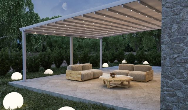 Pergola Tente ile Açık Alanlarınıza Şıklık Katın