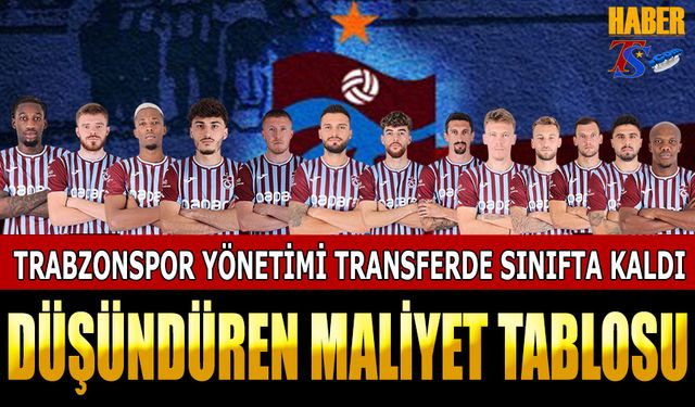 Trabzonspor Yönetimi Transferde Sınıfta Kaldı