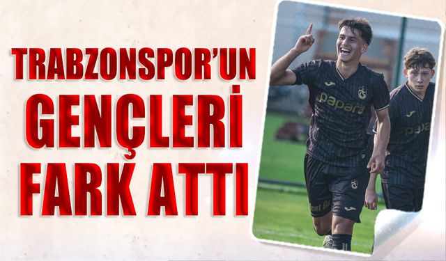 Trabzonspor'un Gençleri Sahadan Farklı Galip Ayrıldı