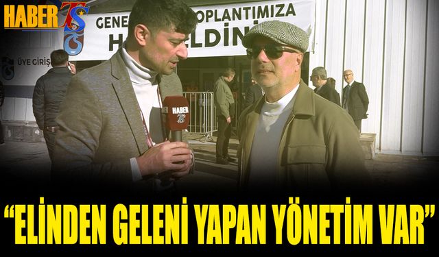 Olcay Saral: Elinden Geleni Yapan Bir Yönetim Var