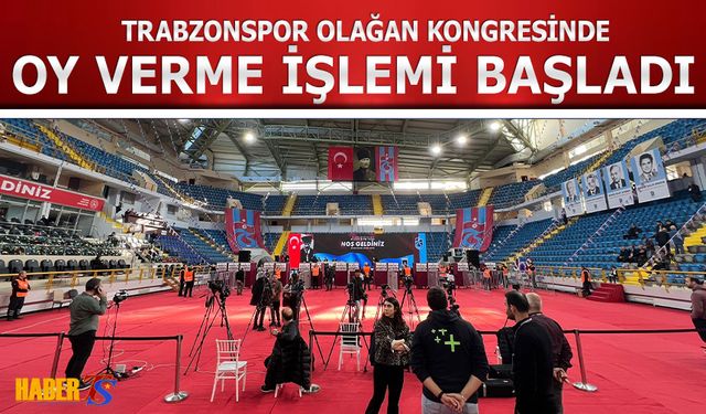 Trabzonspor Olağan Kongresinde Oy Verme İşlemi Başladı