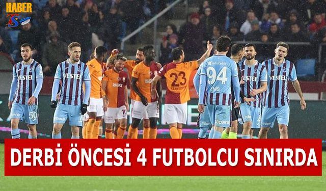 Trabzonspor’da Derbi Öncesi Sarı Kart Alarmı