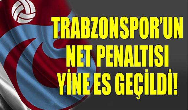 Trabzonspor-Bodrumspor Maçında Tartışmalı Penaltı Pozisyonu