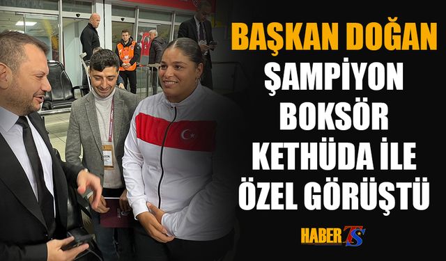 Başkan Doğan O İsimle Kongre Salonunda Özel Görüştü