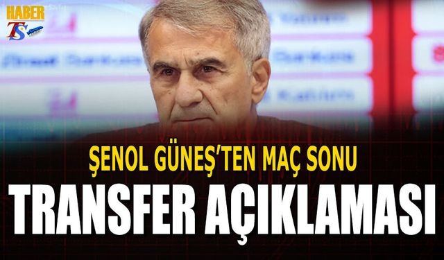 Şenol Güneş: "Oyunun Hakimiydik, Eksiklerimizi Düzeltmeye Devam Edeceğiz"