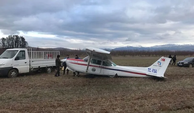 Isparta’dan Havalanan Eğitim Uçağı Denizli’de Sert İniş Yaptı: 1 Yaralı