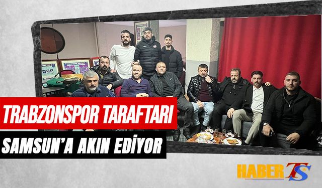 Trabzonspor Taraftarlarından Samsun Deplasmanına Büyük Destek