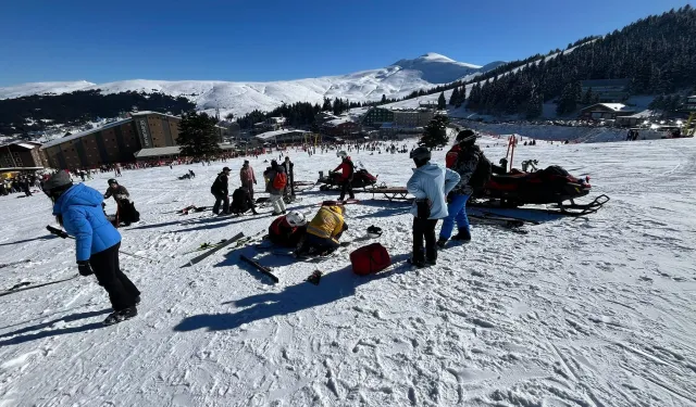 Beyaz Cennet Uludağ'da Kayakçı Kazası