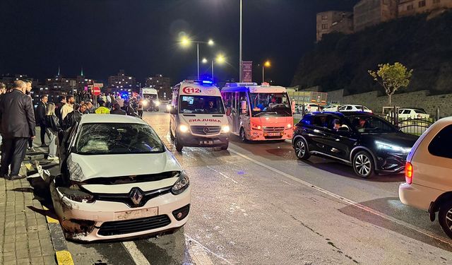 Trabzon'da Yayaya Otomobil Çarptı!