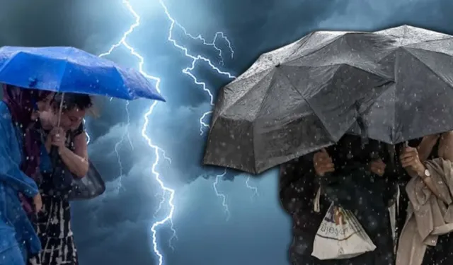 Meteoroloji’den 11 İle Sarı Kodlu Uyarı: Kuvvetli Yağış ve Fırtınaya Dikkat