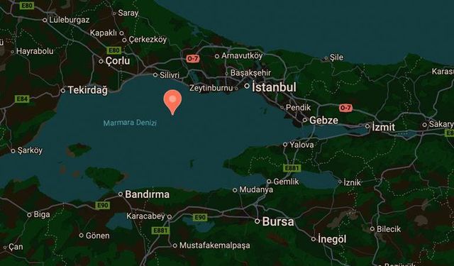 İstanbul’da Deprem! Marmara Denizi Açıklarında 3.5 Büyüklüğünde Sarsıntı