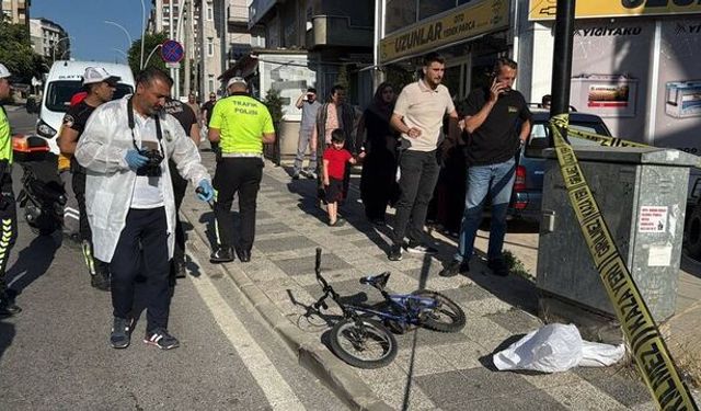 Kocaeli'de Feci Kaza: Panelvanın Çarptığı 11 Yaşındaki Bisikletli Çocuk Hayatını Kaybetti
