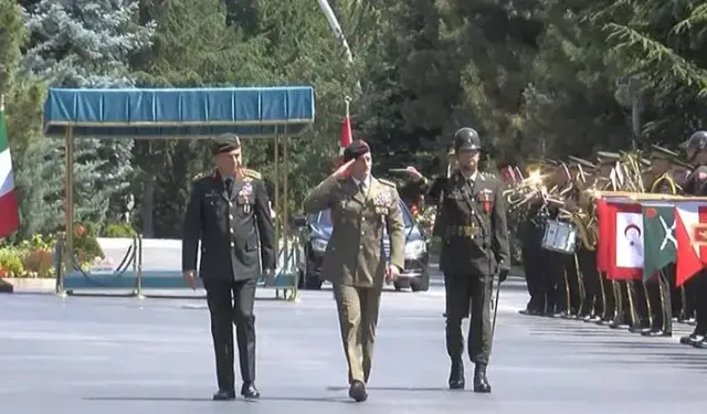 Orgeneral Metin Gürak, İtalyan Mevkidaşı Portolano’yu Resmi Törenle Ağırladı