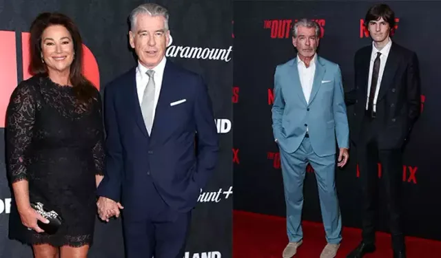 Pierce Brosnan yeni filmiyle ilk kez oğullarıyla kamera karşısında