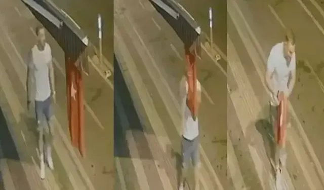 Alanya’da Türk Bayrağını Yere Bırakan Polonyalı Turist Gözaltına Alındı, Adli Kontrolle Serbest Kaldı