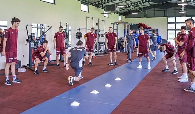 Trabzonspor Günü Çift Antrenmanla Tamamladı