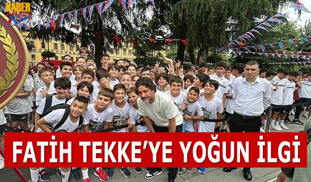 Trabzonspor'un Kuruluş Yıldönümünde Fatih Tekke'ye Yoğun İlgi