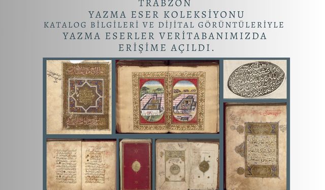 Trabzon Yazma Eser Koleksiyonu Tanıtıldı