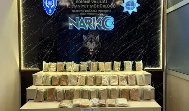 Kapıkule’de TIR’da 66 Kilo Yasaklı Madde Yakalandı