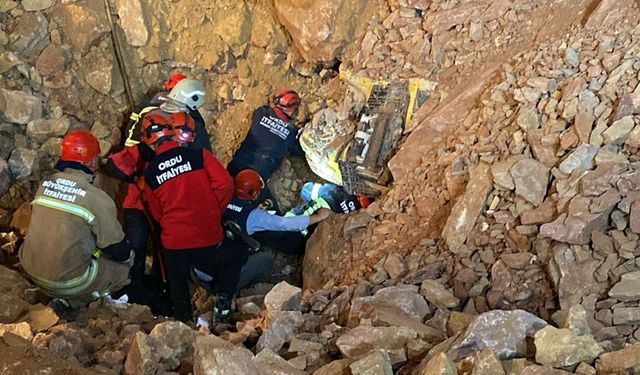 Ordu Fatsa’daki Taş Ocağında Göçük: 1 İşçi Hayatını Kaybetti