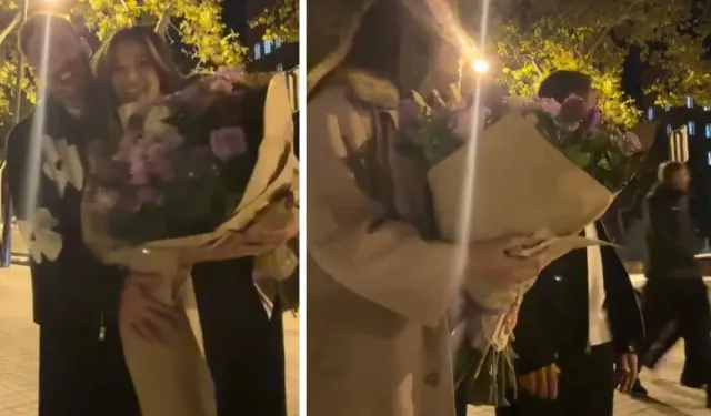 Barcelona’da Çiftin Romantik Videosuna Bakın Kim Girdi