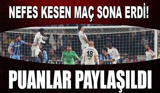 Nefes Kesen Maç! 3-3