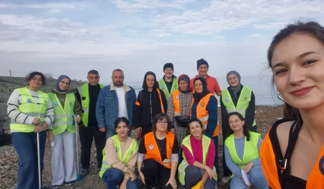 Trabzon Sahillerinde Büyük Temizlik Çalışması