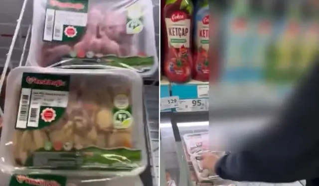 Markette Yeşillenmiş Tavuk Tepki Çekti