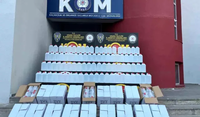 Yılbaşı Öncesi Sahte İçki Operasyonu: 2 Ton Kaçak Alkol