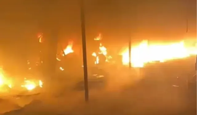 Bursa’da İşçilerin Kaldığı Barakada Yangın Çıktı