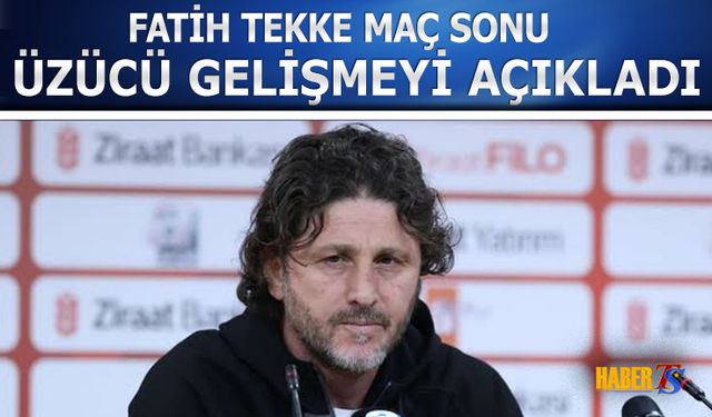 Fatih Tekke’den Nwakaeme ve Sakatlar Hakkında Açıklama