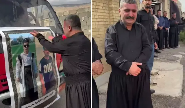 İran’da Acılı Babanın Yas Ritüeli Yürekleri Dağladı