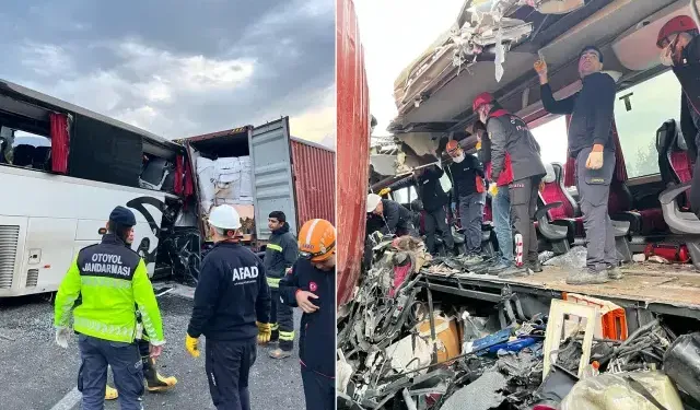 Osmaniye'de Otobüsün TIR’a Çarpması 6 Can Aldı