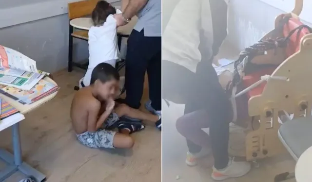 Bursa’da Otizmli Öğrencilerin Bağlandığı Görüntüler Şok Etti