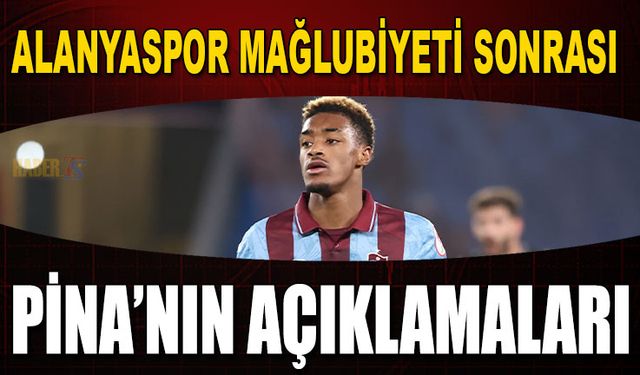Pina: İkinci Yarıda Oyunu Domine Ettik Ama Gol Bulamadık
