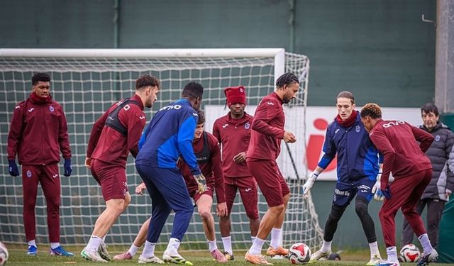 Trabzonspor İstanbulspor Maçı Hazırlıklarını Sürdürdü