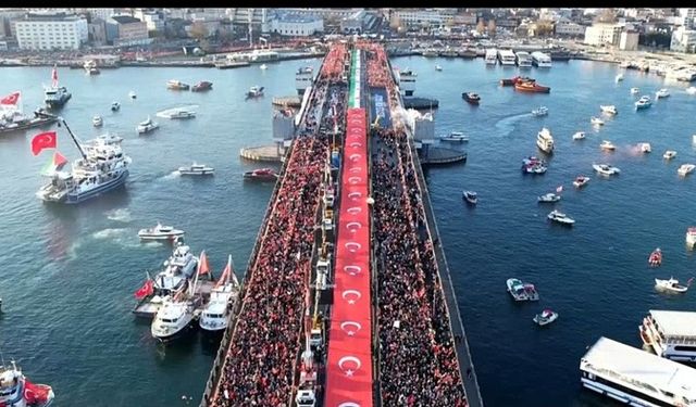 Türkiye Filistin İçin Ayakta: İstanbul’da Gazze Yürüyüşü