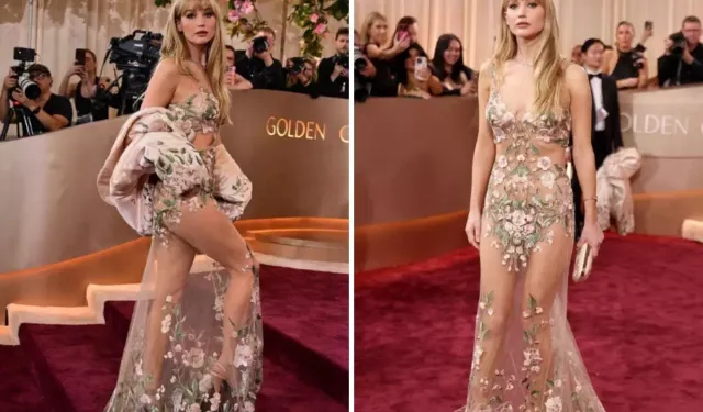 Jennifer Lawrence’ın Transparan Elbisesi Gündem Oldu