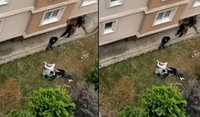 Ümraniye’de Panik Anları Çift 4. Kattan Atladı