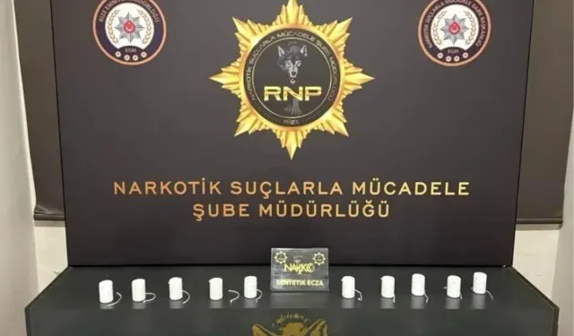 Rize’de Narkotik Operasyonu: 3 Tutuklama