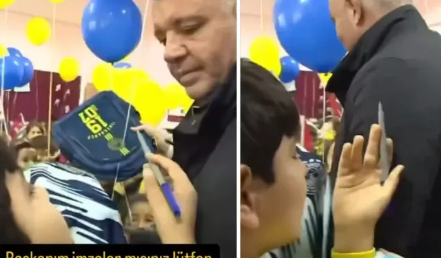 Sadettin Saran’dan Okul Ziyaretinde Şaşırtan Hareket