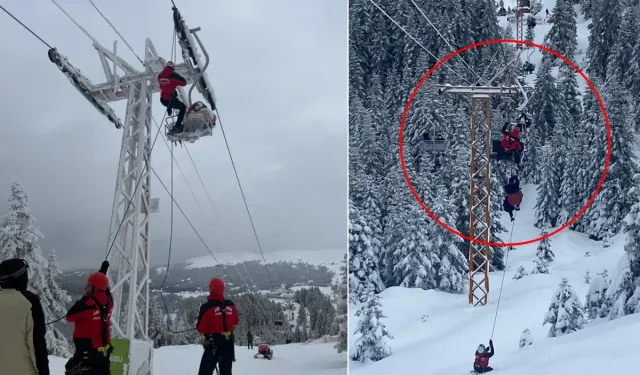 Uludağ’da Telesiyej Arızası: 40 Tatilci Mahsur Kaldı