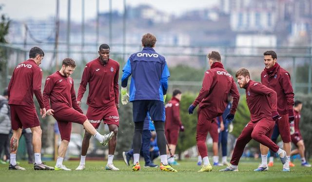 Trabzonspor Fenerbahçe Maçı Hazırlıklarını Sürdürüyor